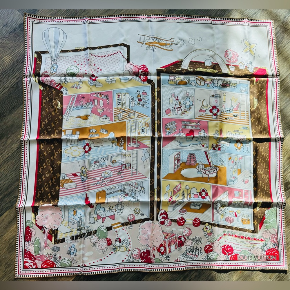 Louis Vuitton Silk Scarf - 90cm